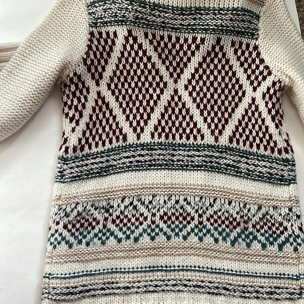 Hollister cream full-zip hooded sweater size small - Picture 6 of 7